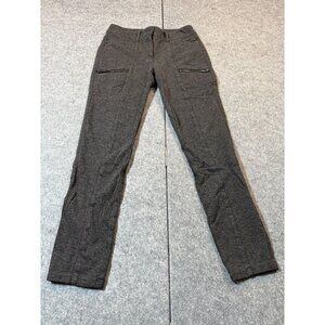 White House Black Market Pants Womens 00 Gray Skinny Ankle Rayon Stretch Pockets